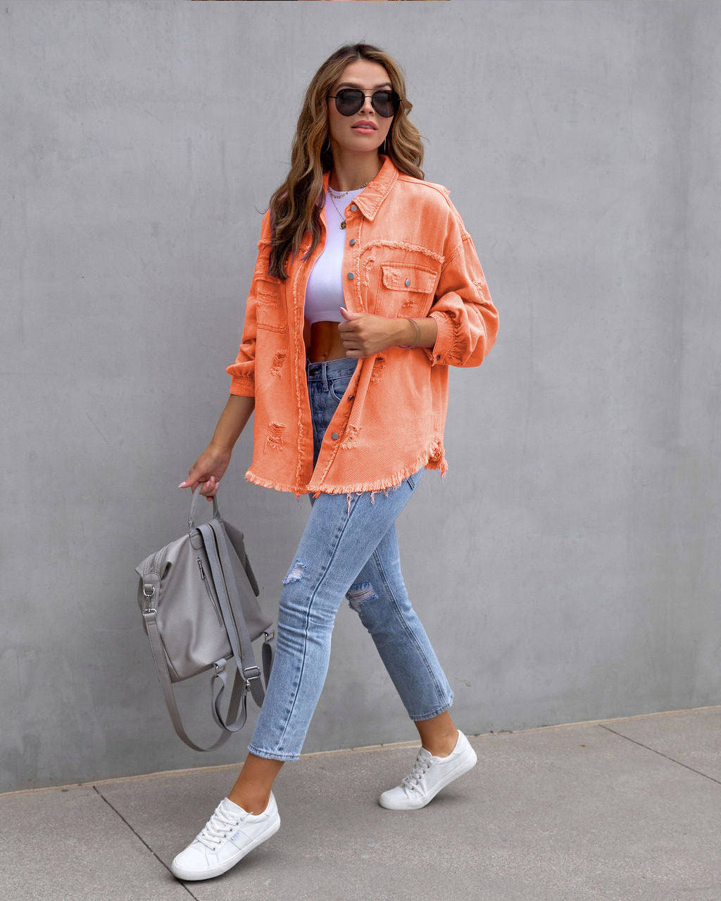 Oversize-Jeansjacke – Produktansicht 4