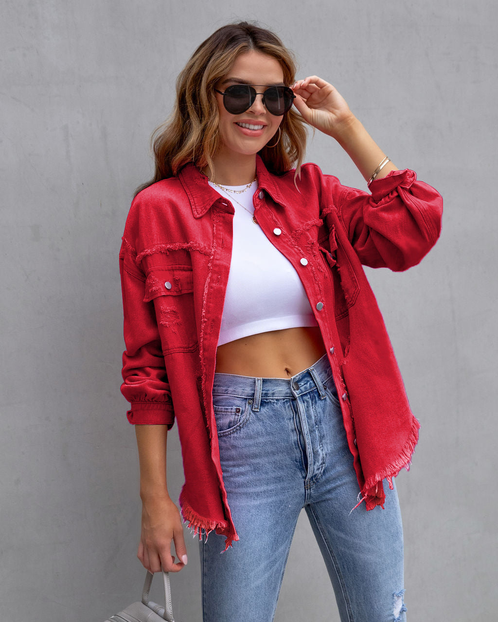 Oversize-Jeansjacke – Produktansicht 10