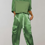 Bequemes zweiteiliges Loungewear-Set mit praktischen Taschen – Produktansicht 7