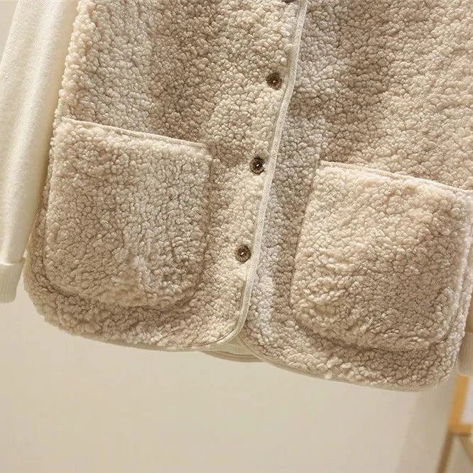 klassische ärmellose Teddyweste – Produktansicht 10