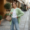Langer Cardigan mit Knopfleiste – Produktansicht 9