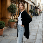 Langer Cardigan mit Knopfleiste – Produktansicht 4