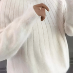 Kuscheliger Winterpullover mit Rundhalsausschnitt – Produktansicht 2