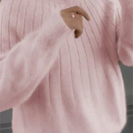 Kuscheliger Winterpullover mit Rundhalsausschnitt – Produktansicht 3
