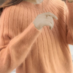 Kuscheliger Winterpullover mit Rundhalsausschnitt – Produktansicht 7