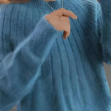 Kuscheliger Winterpullover mit Rundhalsausschnitt – Produktansicht 4