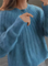 Kuscheliger Winterpullover mit Rundhalsausschnitt – Produktansicht 4