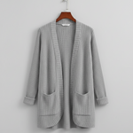 Elegante Herbst-Strickweste mit feiner Struktur – Produktansicht 1