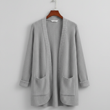 Elegante Herbst-Strickweste mit feiner Struktur – Produktansicht 1