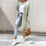 Langer Oversize-Cardigan aus lockerem Strick – Produktansicht 5