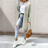 Langer Oversize-Cardigan aus lockerem Strick – Produktansicht 5