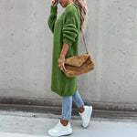 Langer Oversize-Cardigan aus lockerem Strick – Produktansicht 8