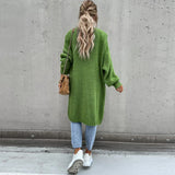 Langer Oversize-Cardigan aus lockerem Strick – Produktansicht 9