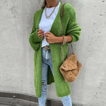 Langer Oversize-Cardigan aus lockerem Strick – Produktansicht 7