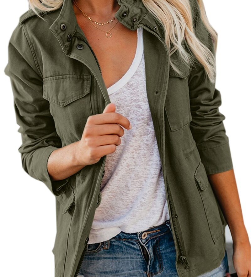 Jacke mit mittlerer Wadenlänge und Taschen – Produktansicht 1