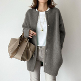 Langer Cardigan mit Knopfleiste – Produktansicht 15