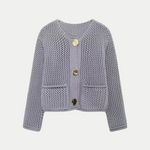 Eleganter geknöpfter Cardigan aus weichem Strick – Produktansicht 7