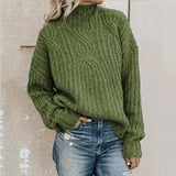 Bequemer Rollkragenpullover aus dickem Strick – Produktansicht 1