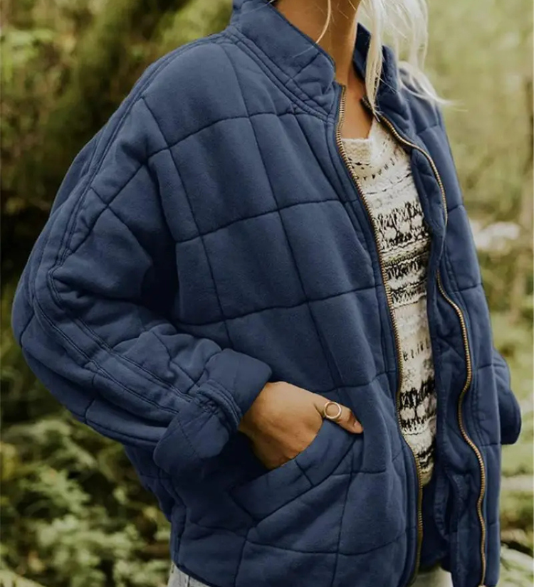 Elegante, vielseitige Frühlings-Steppjacke – Produktansicht 4