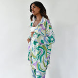 Elegantes zweiteiliges Ensemble im Oversize-Schnitt – Produktansicht 3