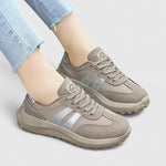 Bequeme Sneakers mit weicher Dämpfung in Grau – Produktansicht 2
