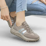 Bequeme Sneakers mit weicher Dämpfung in Grau – Produktansicht 1