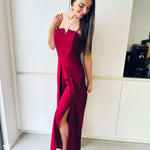 Ava | Eleganter Jumpsuit mit schmalen Trägern und weitem Bein