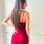 Ava | Eleganter Jumpsuit mit schmalen Trägern und weitem Bein