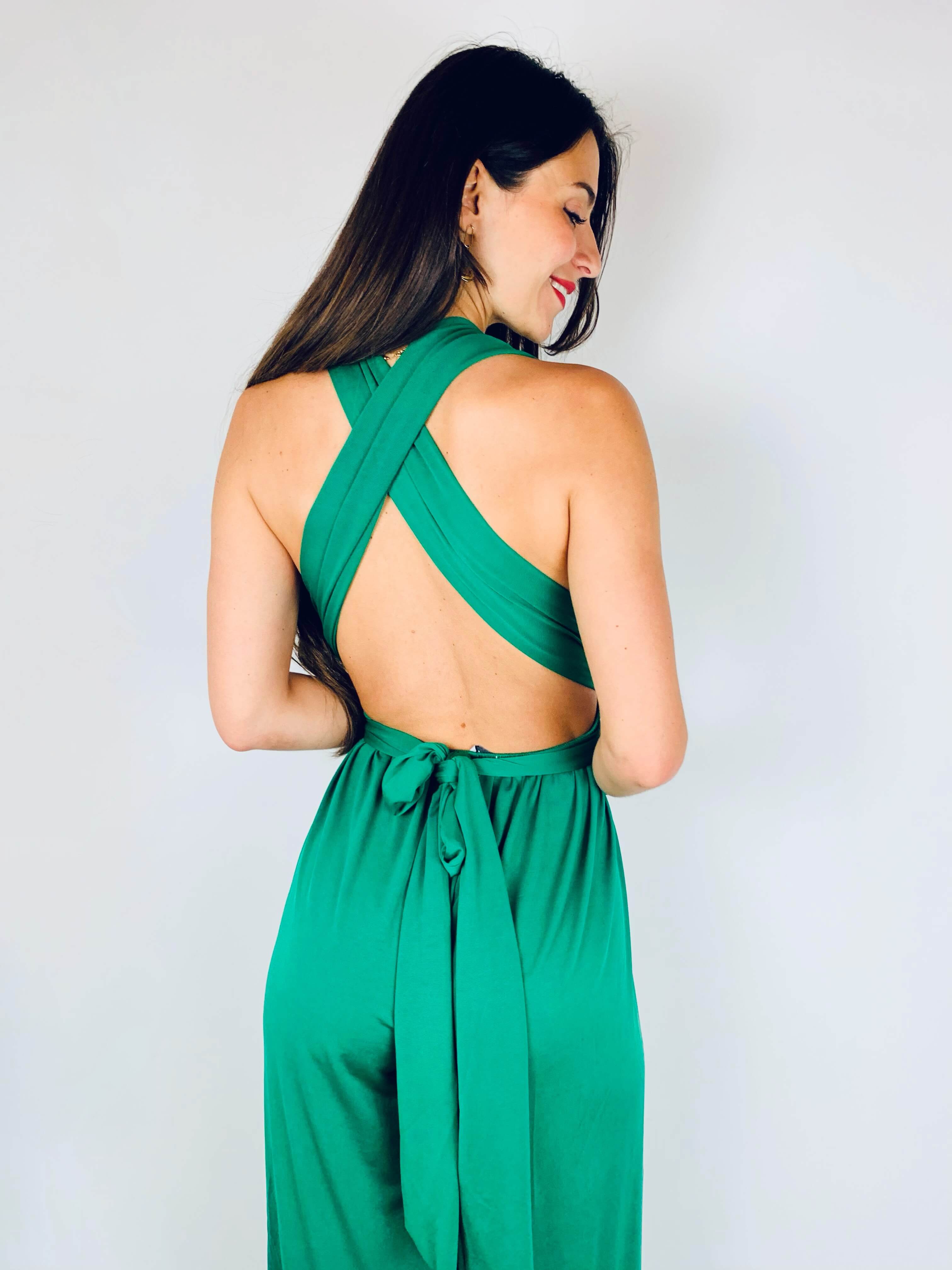 Jenny | Wandelbarer Multiway-Jumpsuit mit weitem Bein