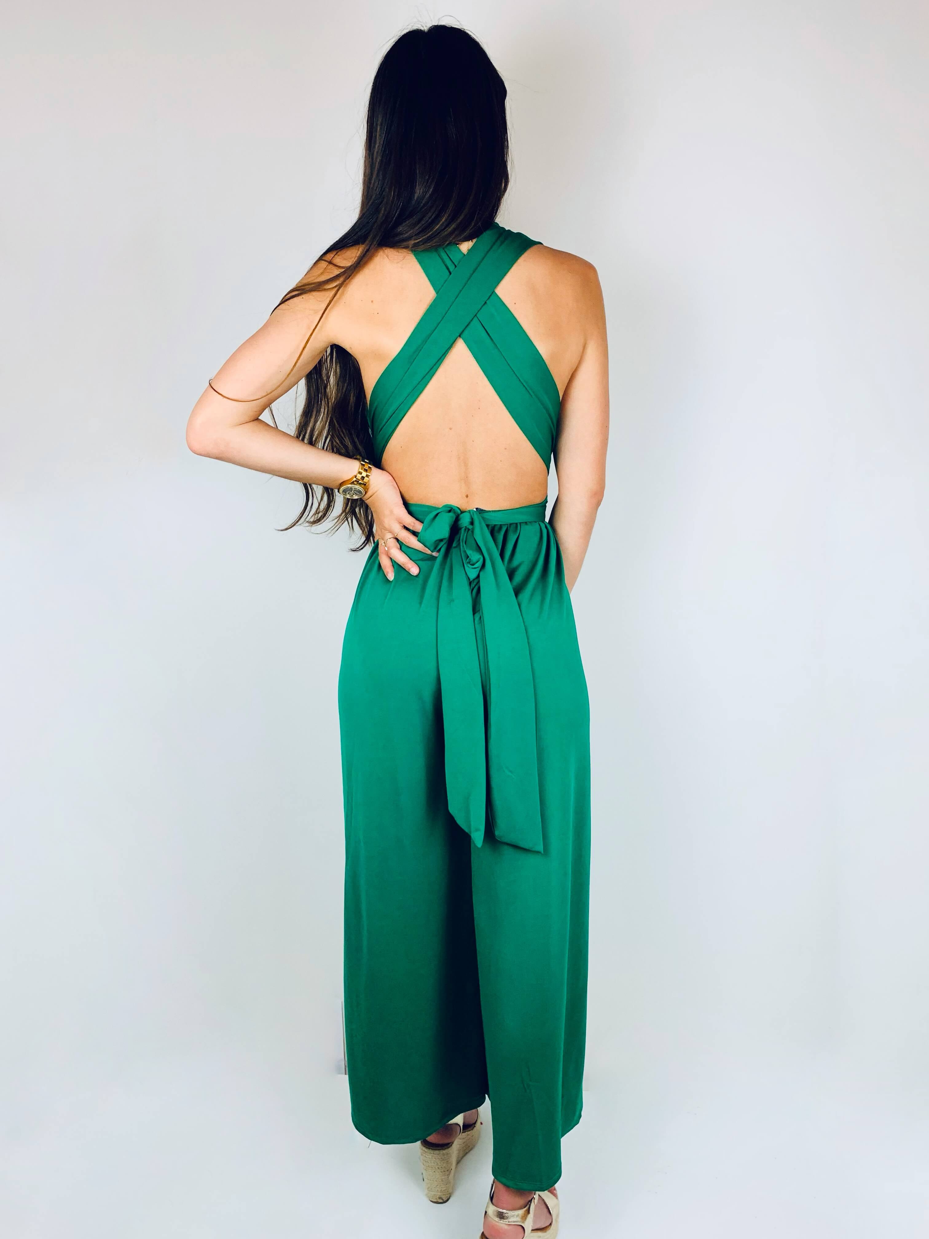 Jenny | Wandelbarer Multiway-Jumpsuit mit weitem Bein