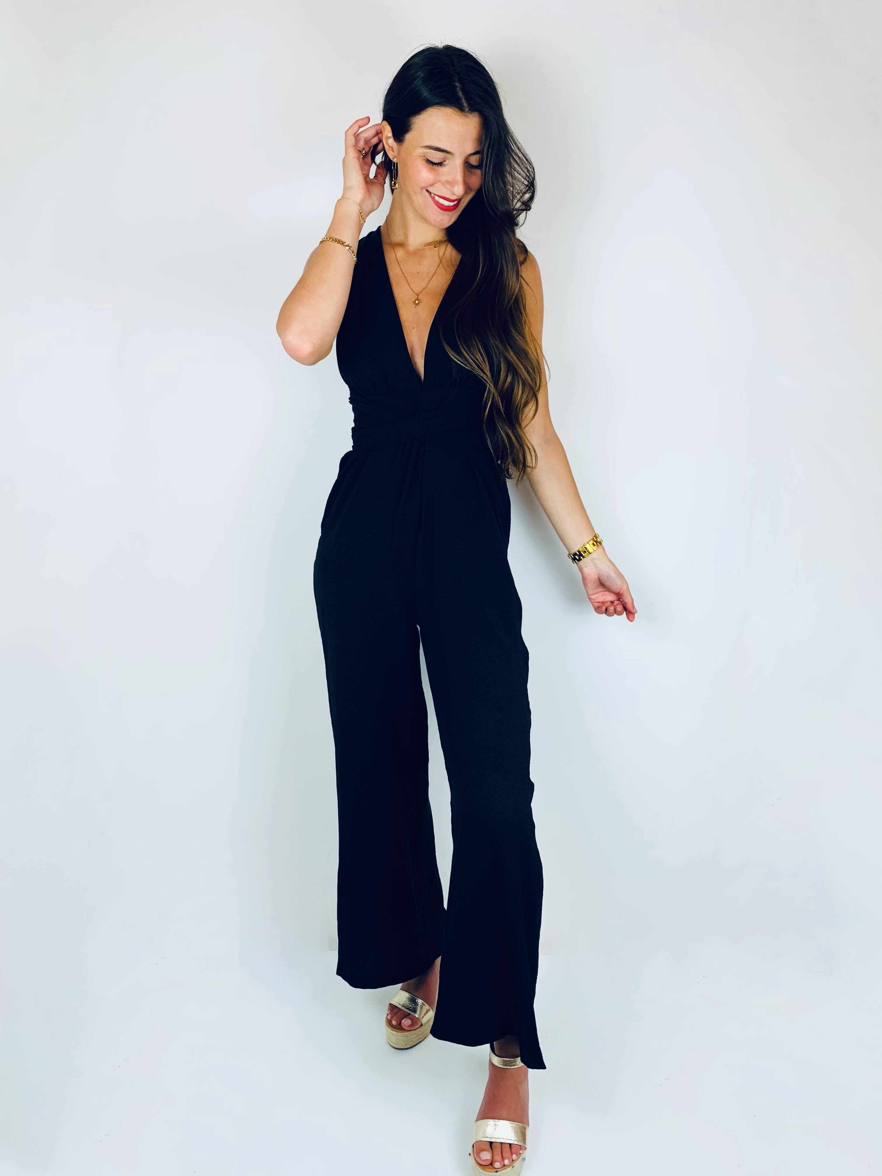 Jenny | Wandelbarer Multiway-Jumpsuit mit weitem Bein