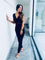 Cecile | Eleganter Spitzen-Jumpsuit mit kurzen Ärmeln