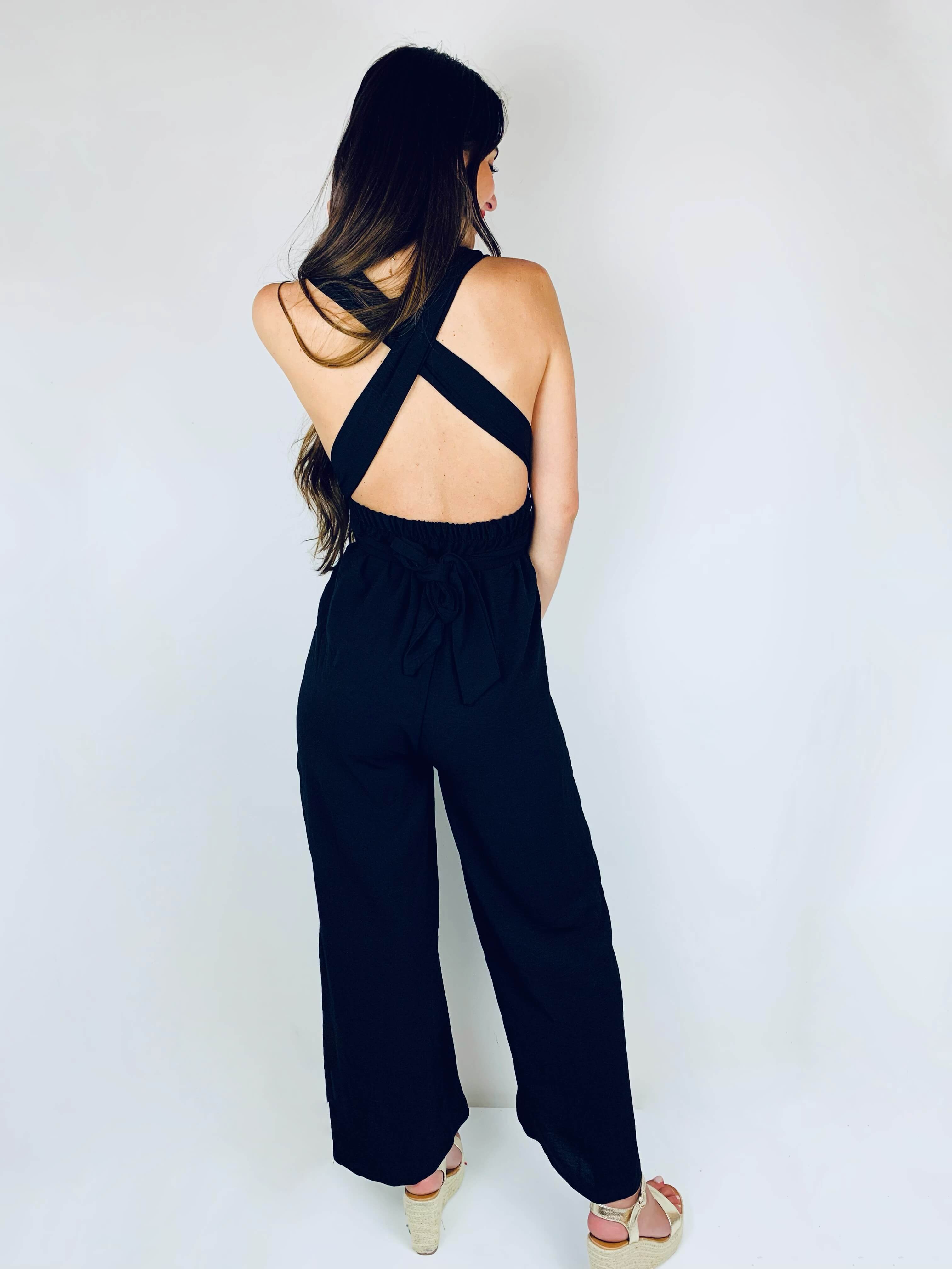 Jenny | Wandelbarer Multiway-Jumpsuit mit weitem Bein