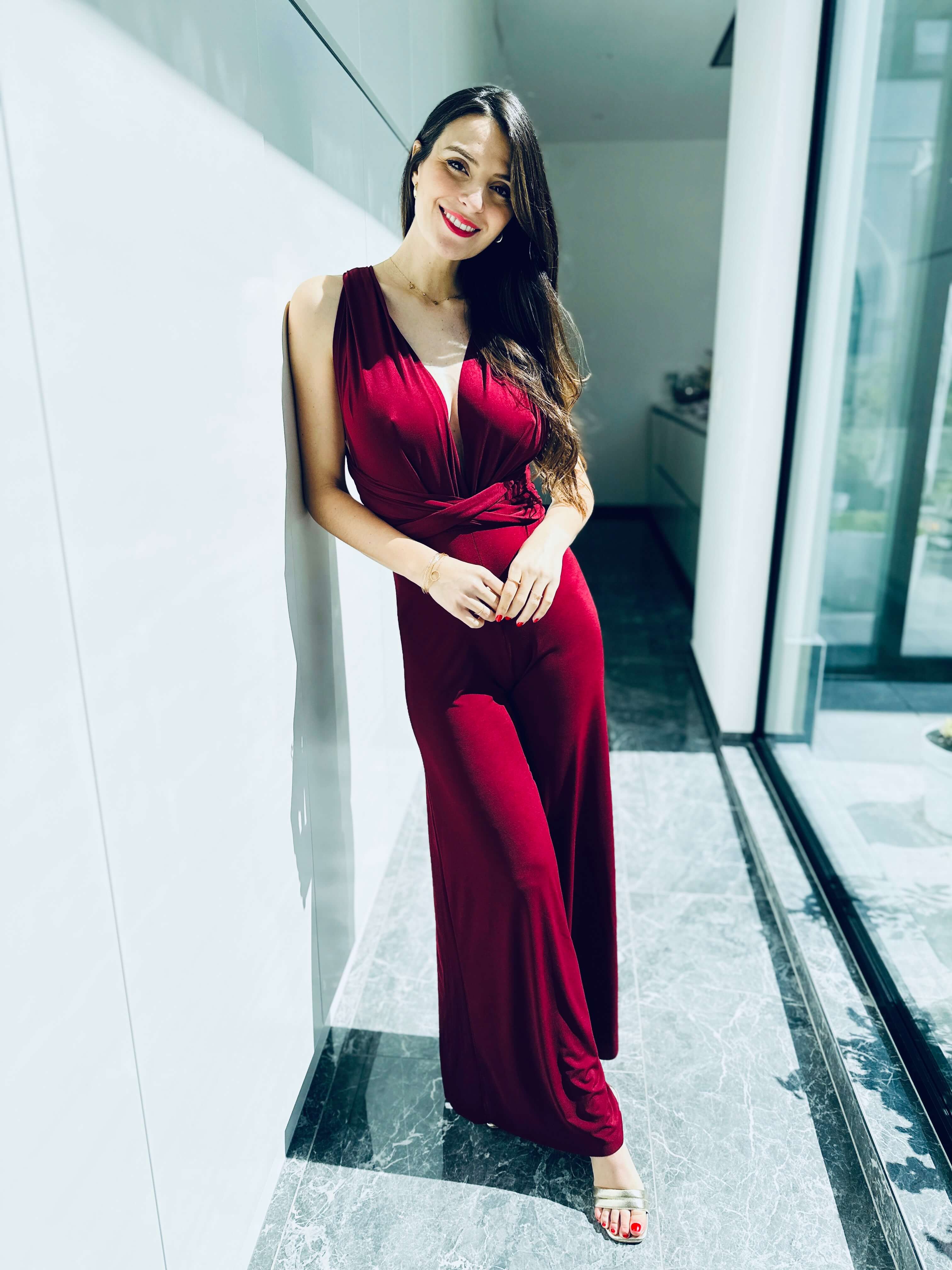 Jenny | Wandelbarer Multiway-Jumpsuit mit weitem Bein