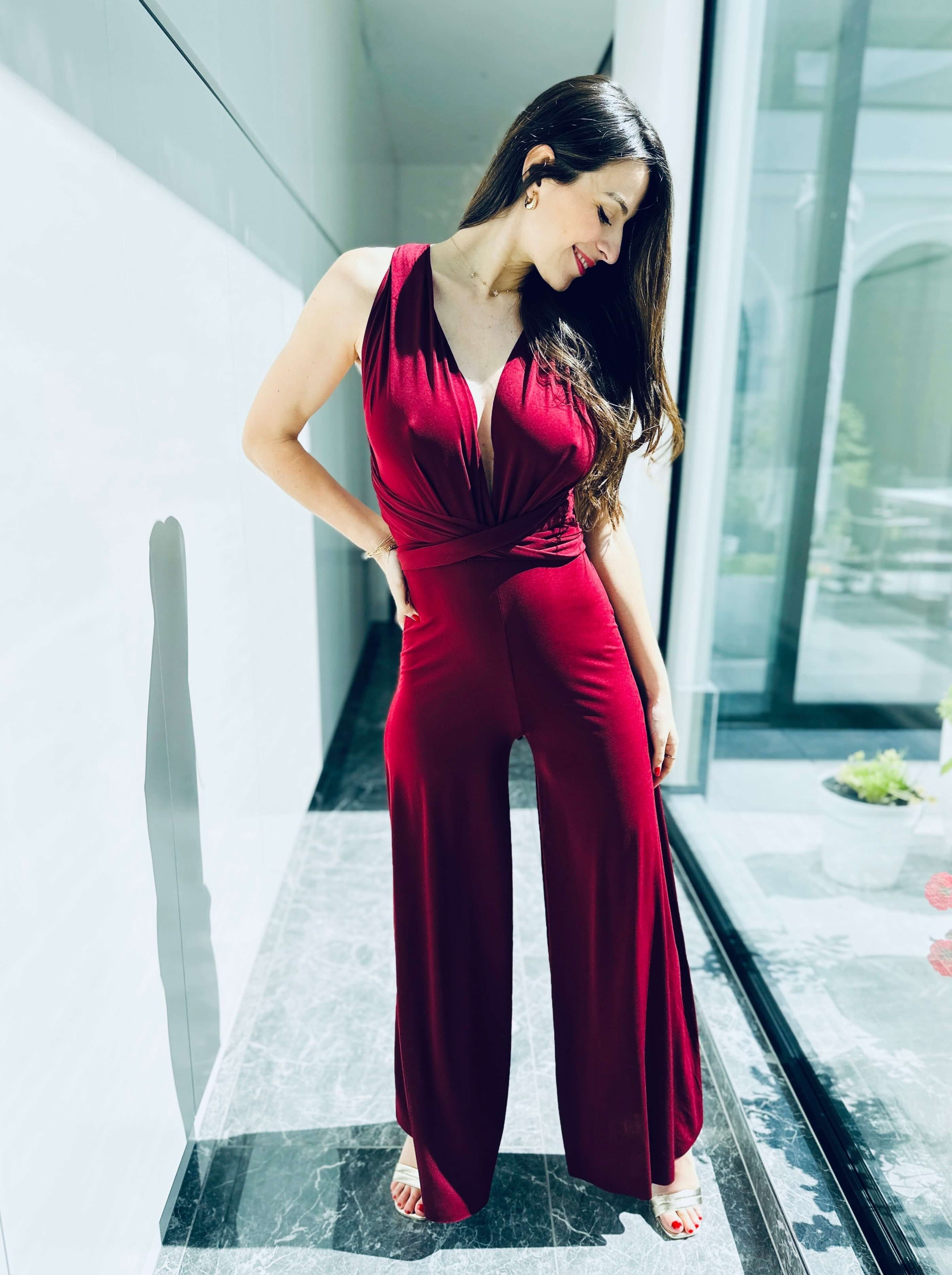 Jenny | Wandelbarer Multiway-Jumpsuit mit weitem Bein