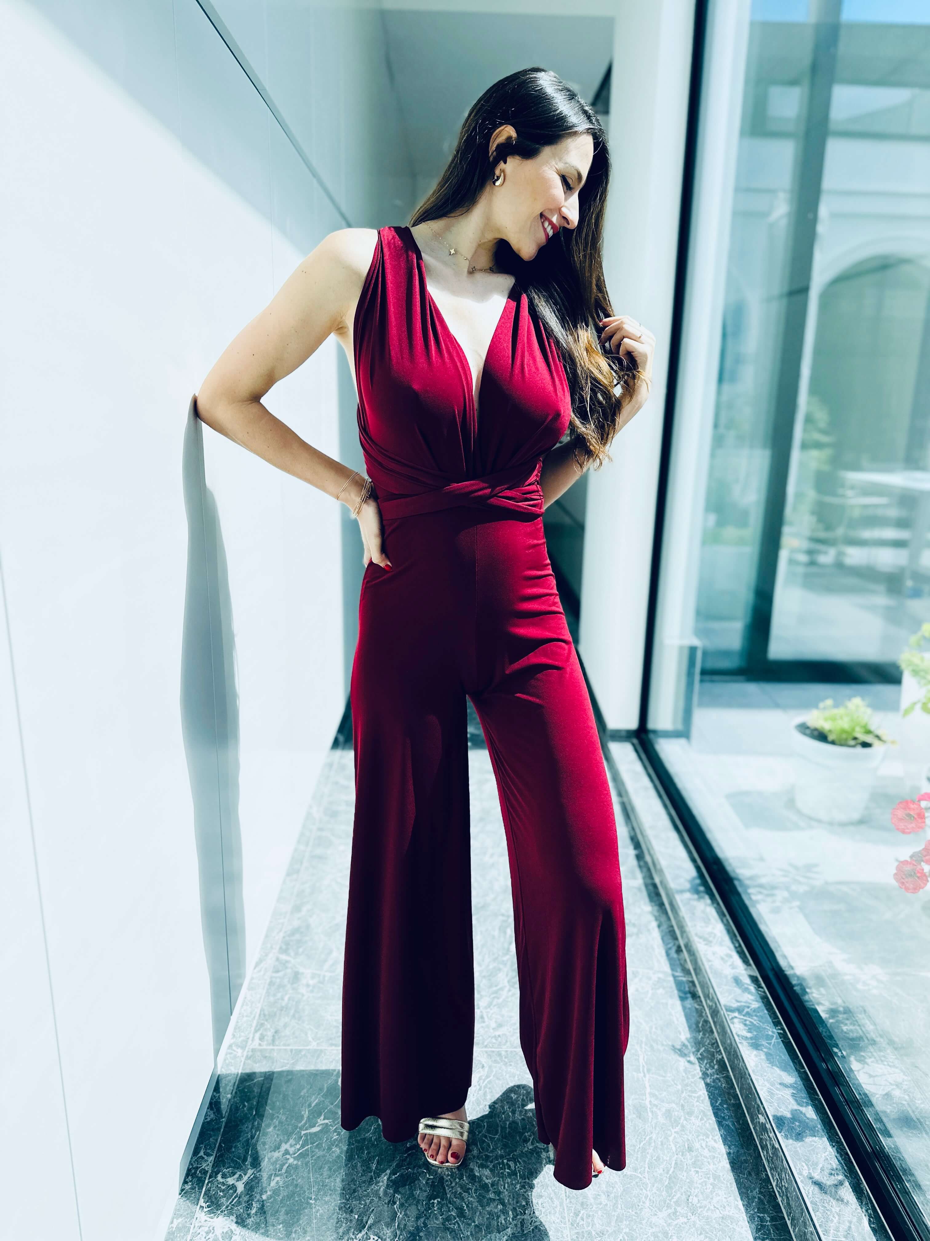 Jenny | Wandelbarer Multiway-Jumpsuit mit weitem Bein