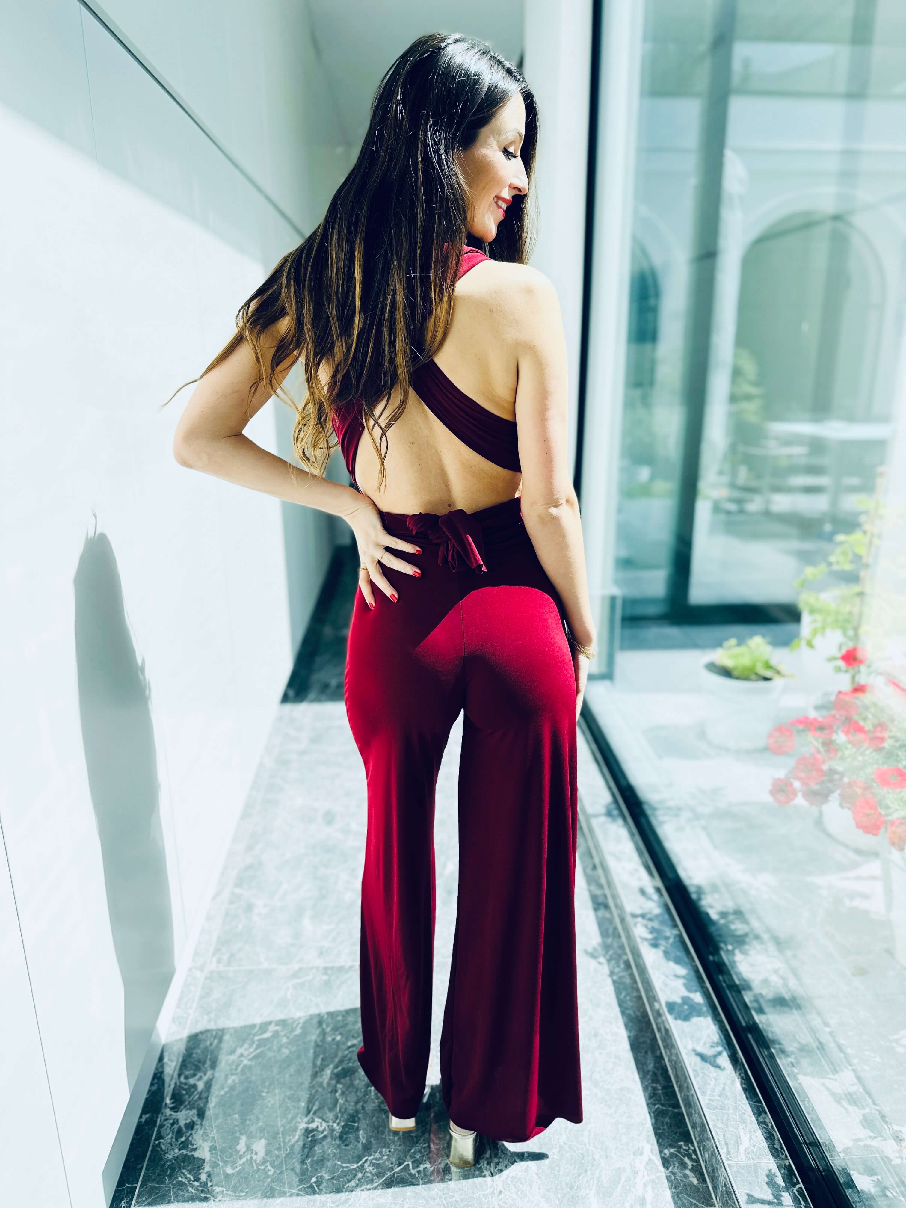Jenny | Wandelbarer Multiway-Jumpsuit mit weitem Bein