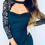 Marisa | Eleganter Jumpsuit mit langen Spitzenärmeln
