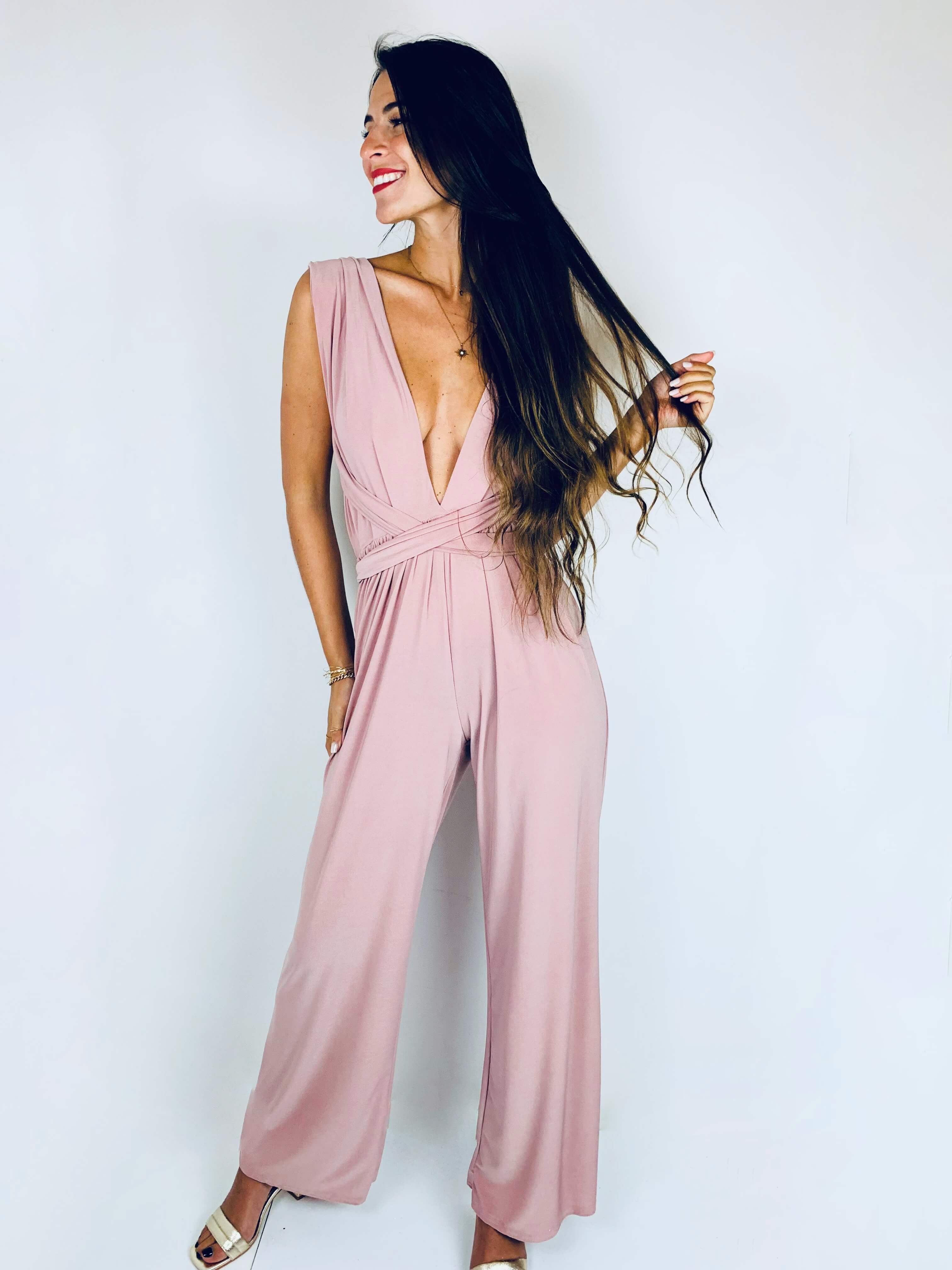 Jenny | Wandelbarer Multiway-Jumpsuit mit weitem Bein