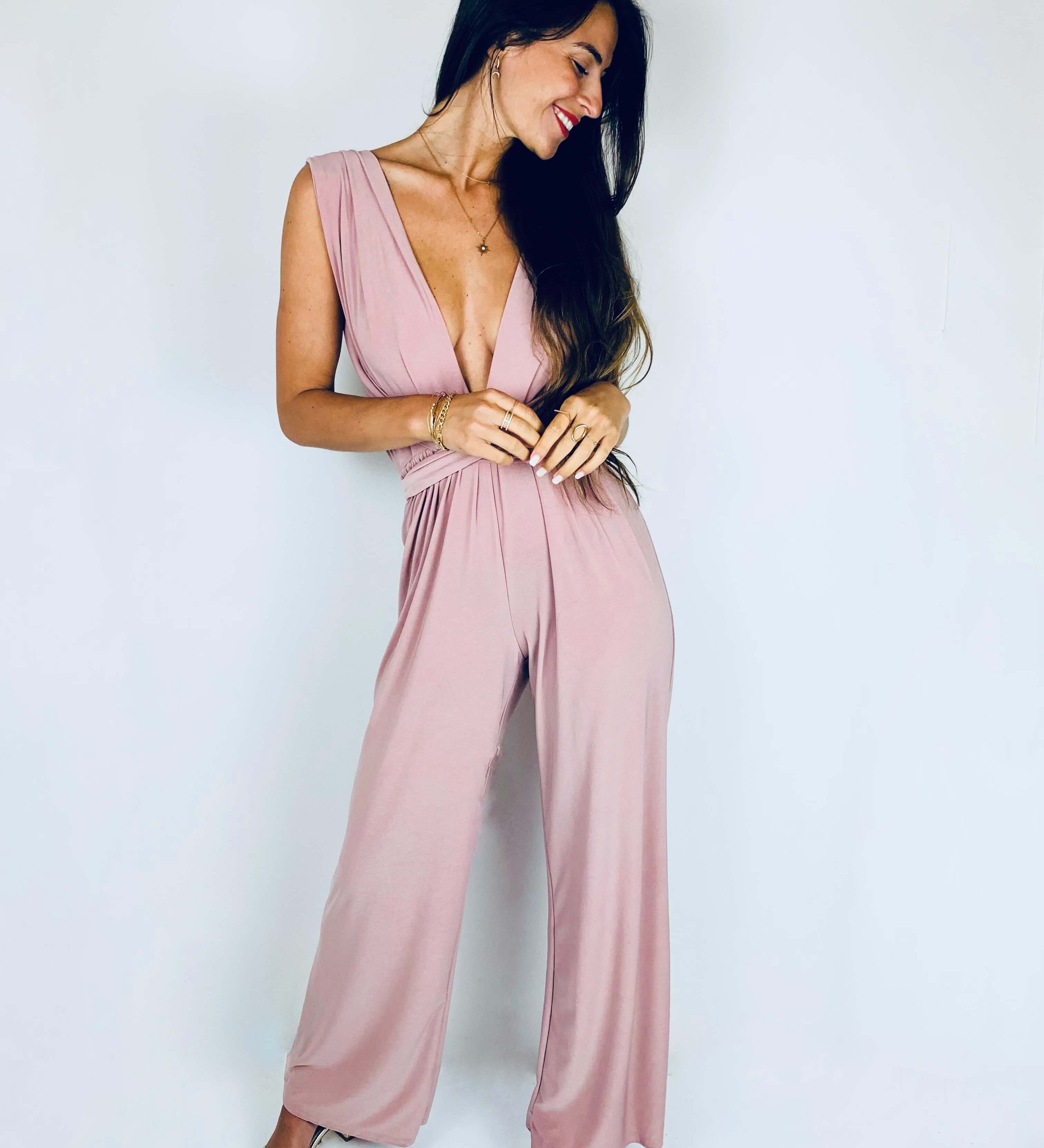 Jenny | Wandelbarer Multiway-Jumpsuit mit weitem Bein
