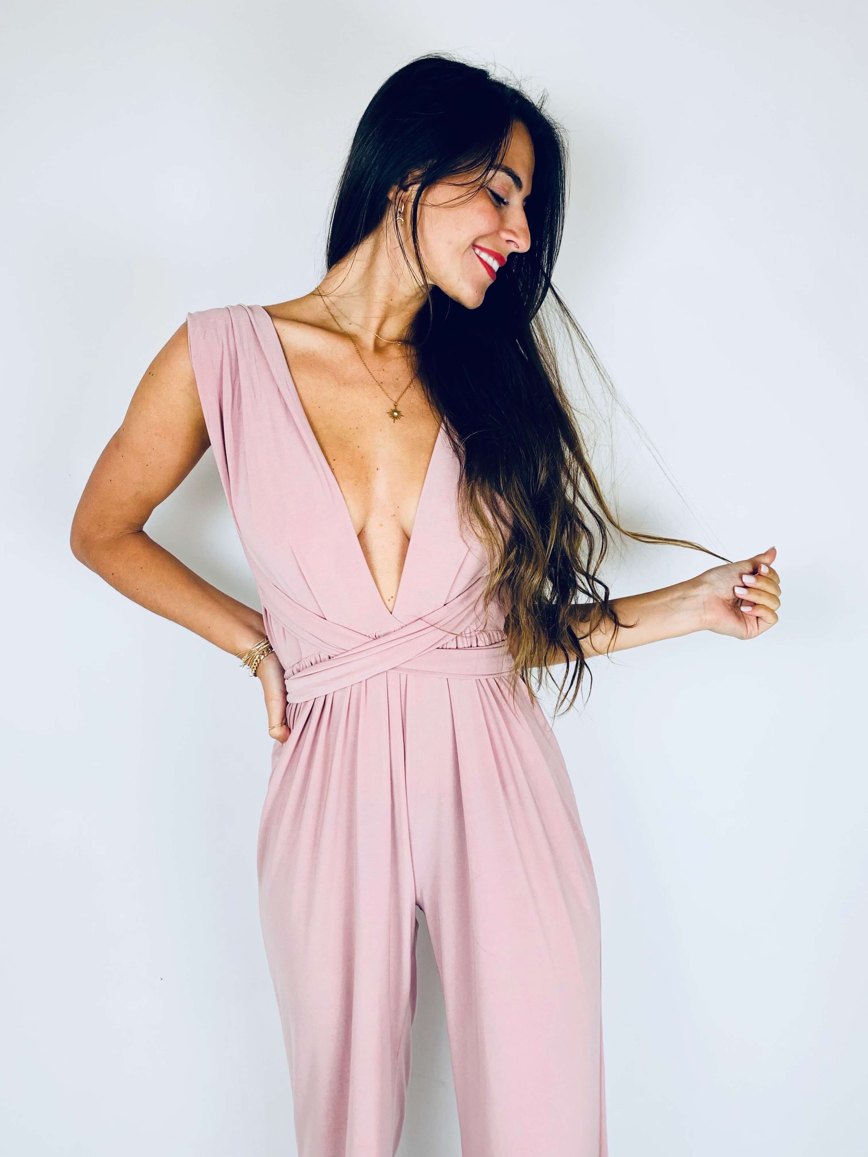 Jenny | Wandelbarer Multiway-Jumpsuit mit weitem Bein