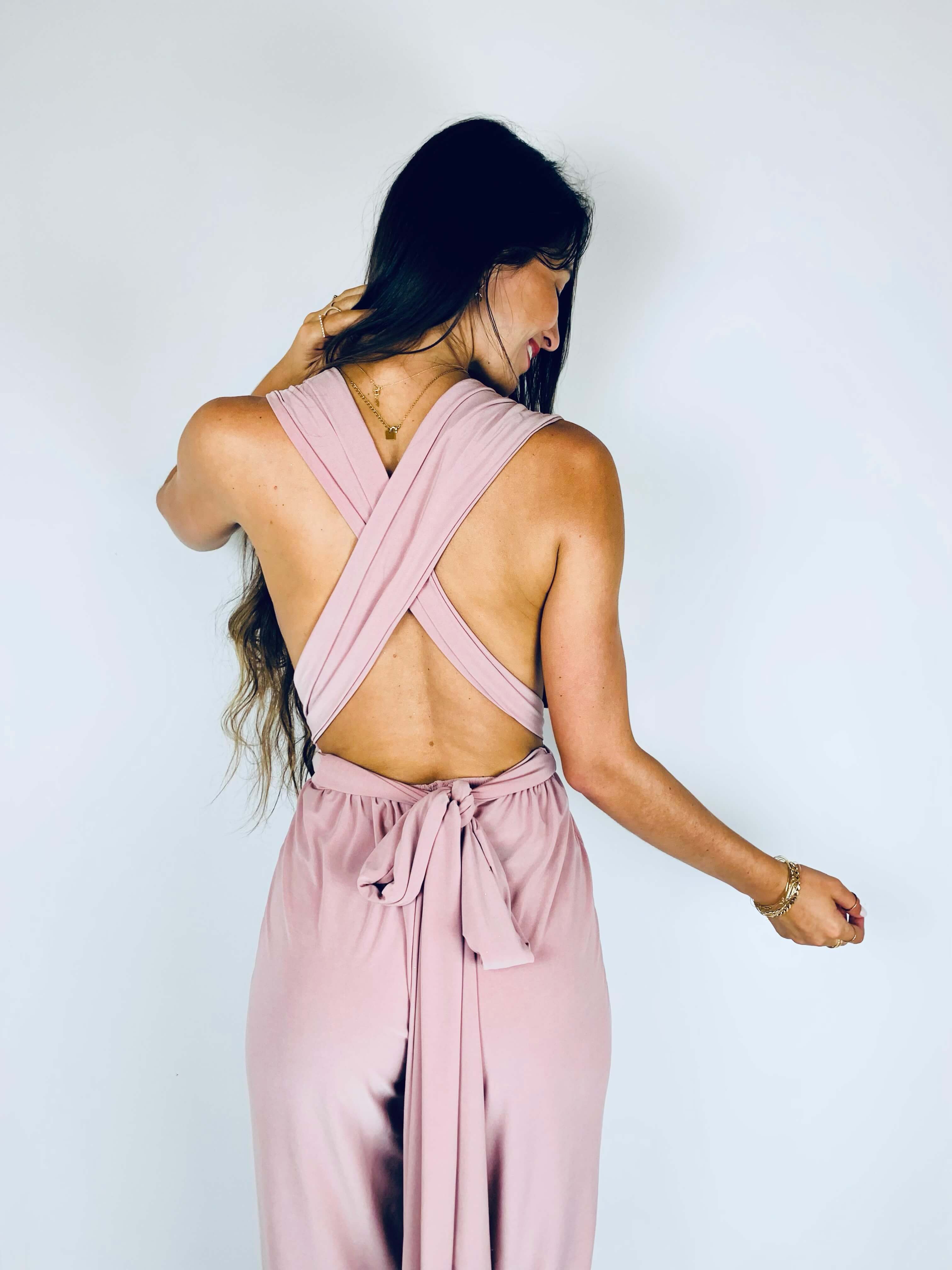 Jenny | Wandelbarer Multiway-Jumpsuit mit weitem Bein