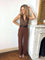 Zelda | Eleganter Jumpsuit mit Pailletten und Gürtel
