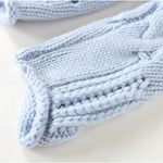 Pullover mit Stehkragen und Zopfstrickmuster – Produktansicht 4