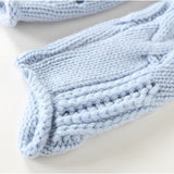 Pullover mit Stehkragen und Zopfstrickmuster – Produktansicht 4