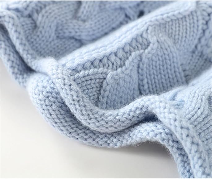 Pullover mit Stehkragen und Zopfstrickmuster – Produktansicht 5