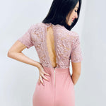 Jolanda | Eleganter Spitzen-Jumpsuit mit offenem Rücken