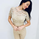 Jolanda | Eleganter Spitzen-Jumpsuit mit offenem Rücken