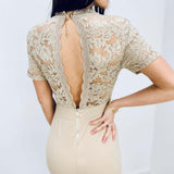Jolanda | Eleganter Spitzen-Jumpsuit mit offenem Rücken