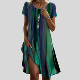 Lässiges Kleid mit Boho-Farbverlauf – Produktansicht 1
